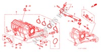 ANSAUGKRUEMMER(1.6L) für Honda ACCORD 1.6ISE 4 Türen 5 gang-Schaltgetriebe 2001