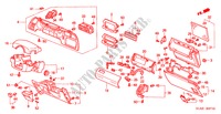 INSTRUMENTENBRETT(LH) für Honda ACCORD 1.8ILS 4 Türen 4 gang automatikgetriebe 2000
