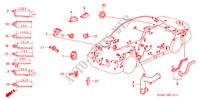 KABELBAUMBAND/BUEGEL für Honda ACCORD 1.8ILS 4 Türen 4 gang automatikgetriebe 2000