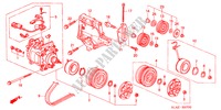 KLIMAANLAGE (KOMPRESSOR) (1) für Honda ACCORD 1.6ILS 4 Türen 5 gang-Schaltgetriebe 2001