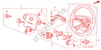 LENKRAD(SRS) (1) für Honda ACCORD 2.0IES 4 Türen 5 gang-Schaltgetriebe 2000