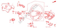 LENKRAD(SRS) (3) für Honda ACCORD 2.3IV 4 Türen 4 gang automatikgetriebe 2001