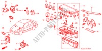 STEUERGERAT (MOTORRAUM) (RH) für Honda ACCORD 1.8IS 4 Türen 4 gang automatikgetriebe 2000