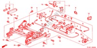 VORNE SITZKOMPONENTEN (R.)(3) für Honda ACCORD 1.8ISE   EXECUTIVE 4 Türen 4 gang automatikgetriebe 2001