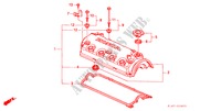 ZYLINDERKOPFDECKEL (1.6L) für Honda ACCORD 1.6ILS 4 Türen 5 gang-Schaltgetriebe 2000