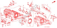 ANSAUGKRUEMMER(SOHC) für Honda CIVIC AERODECK 1.4IS 5 Türen 5 gang-Schaltgetriebe 1999