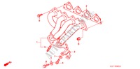 AUSPUFFKRUEMMER (DOHC VTEC) für Honda CIVIC AERODECK 1.8VTI 5 Türen 5 gang-Schaltgetriebe 1998