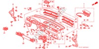 INSTRUMENTENBRETT(LH) für Honda CIVIC AERODECK 1.4ISR 5 Türen 5 gang-Schaltgetriebe 1998