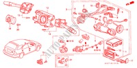 KOMBISCHALTER(RH) für Honda CIVIC AERODECK 1.4I 5 Türen 5 gang-Schaltgetriebe 1999