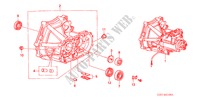 KUPPLUNGSGEHAEUSE(DIESEL) für Honda CIVIC AERODECK 2.0ITD 5 Türen 5 gang-Schaltgetriebe 2000