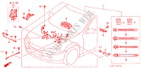 MOTORKABELBAUM (SOHC) (LH) für Honda CIVIC AERODECK 1.6ILS 5 Türen 4 gang automatikgetriebe 1998