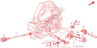 SCHALTSTANGE/SCHALTHEBELHALTERUNG (DOHC) für Honda CIVIC AERODECK VTI 5 Türen 5 gang-Schaltgetriebe 1999