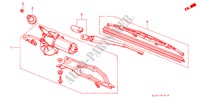SCHEIBENWISCHER, HINTEN für Honda CIVIC AERODECK 1.4I 5 Türen 5 gang-Schaltgetriebe 1998