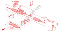 SERVOLENKGETRIEBE(RH) für Honda CIVIC AERODECK 1.5ILS 5 Türen 5 gang-Schaltgetriebe 1998