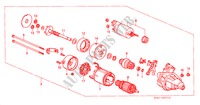 ANLASSER(DENSO) für Honda ACCORD TYPE R 4 Türen 5 gang-Schaltgetriebe 2002