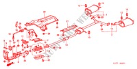 AUSPUFFROHR (2.2L) für Honda ACCORD TYPE R 4 Türen 5 gang-Schaltgetriebe 2002