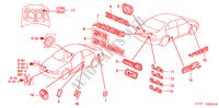EMBLEME für Honda ACCORD 1.6ILS         7PA 4 Türen 5 gang-Schaltgetriebe 2002