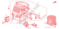 HEIZGEBLAESE(RH) für Honda ACCORD TYPE V 4 Türen 4 gang automatikgetriebe 2002