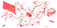 KLIMAANLAGE (SCHLAEUCHE/LEITUNGEN)(RH) für Honda ACCORD TYPE R 4 Türen 5 gang-Schaltgetriebe 2002