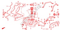 KRAFTSTOFFTANK für Honda ACCORD 1.8ISE 4 Türen 4 gang automatikgetriebe 2002