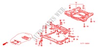 QUERTRAEGER für Honda ACCORD 1.8ISE 4 Türen 4 gang automatikgetriebe 2002