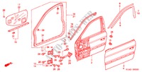TUERTAFELN, VORNE für Honda ACCORD 2.3IES 4 Türen 4 gang automatikgetriebe 2002