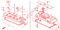 ZYLINDERKOPFDECKEL (1.8L/2.0L/2.2L/2.3L) für Honda ACCORD 1.8IES 4 Türen 5 gang-Schaltgetriebe 2002
