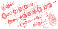 HAUPTWELLE für Honda S2000 S2000 2 Türen 6 gang-Schaltgetriebe 2006