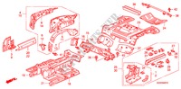 BODEN/INNENBLECHE für Honda S2000 BASE 2 Türen 6 gang-Schaltgetriebe 2008