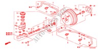 HAUPTBREMSZYLINDER/ MASTER POWER für Honda S2000 S 2 Türen 6 gang-Schaltgetriebe 2008