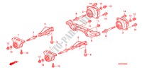 HINTERE DIFFERENTIALBEFESTIGUNG für Honda S2000 BASE 2 Türen 6 gang-Schaltgetriebe 2008