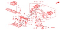 INSTRUMENTENBRETT(RH) für Honda S2000 BASE 2 Türen 6 gang-Schaltgetriebe 2008
