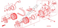 KLIMAANLAGE (KOMPRESSOR) für Honda S2000 BASE 2 Türen 6 gang-Schaltgetriebe 2008