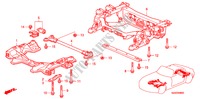 QUERTRAEGER für Honda S2000 S 2 Türen 6 gang-Schaltgetriebe 2009
