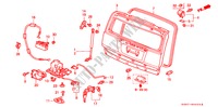 HECKKLAPPE für Honda HR-V 4WD 5 Türen 5 gang-Schaltgetriebe 2001