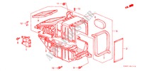 HEIZUNGSSCHACHT(RH) für Honda HR-V HYPER 3 Türen 5 gang-Schaltgetriebe 2001