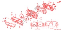 KOMBIINSTRUMENT für Honda HR-V 4WD 3 Türen 5 gang-Schaltgetriebe 1999