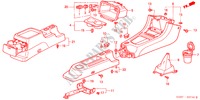 KONSOLE für Honda HR-V 4WD 5 Türen 5 gang-Schaltgetriebe 2001
