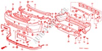 STOSSFAENGER('02) für Honda HR-V 4WD 3 Türen 5 gang-Schaltgetriebe 2002