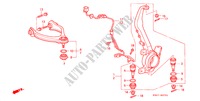 GELENK(ATTS) für Honda PRELUDE 2.2VTIS 2 Türen 5 gang-Schaltgetriebe 1998