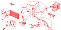 KLIMAANLAGE (SCHLAEUCHE/LEITUNGEN) (LH) für Honda PRELUDE 2.0I 2 Türen 5 gang-Schaltgetriebe 1997