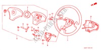 LENKRAD für Honda PRELUDE SI 2 Türen 5 gang-Schaltgetriebe 2001