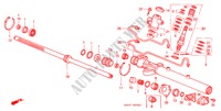 SERVOLENKGETRIEBE BAUTEILE(RH) (1) für Honda PRELUDE 2.0I 2 Türen 4 gang automatikgetriebe 1998