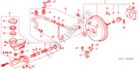 HAUPTBREMSZYLINDER/ MASTER POWER(LH) für Honda INSIGHT DX 3 Türen 5 gang-Schaltgetriebe 2001