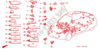 KABELBAUMBAND/BUEGEL für Honda INSIGHT DX 3 Türen 5 gang-Schaltgetriebe 2004