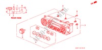 KLIMAANLAGE, AUTOMATISCH REGLER(RH) für Honda INSIGHT DX 3 Türen 5 gang-Schaltgetriebe 2001