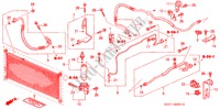 KLIMAANLAGE (SCHLAEUCHE/LEITUNGEN) (RH) für Honda INSIGHT DX 3 Türen 5 gang-Schaltgetriebe 2004