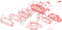 KOMBIINSTRUMENT (BAUTEILE) für Honda INSIGHT DX 3 Türen 5 gang-Schaltgetriebe 2003
