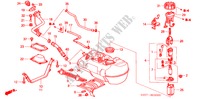 KRAFTSTOFFTANK für Honda INSIGHT DX 3 Türen 5 gang-Schaltgetriebe 2003