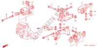 MOTORBEFESTIGUNGEN für Honda INSIGHT DX 3 Türen 5 gang-Schaltgetriebe 2003